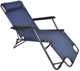 Кресло-шезлонг складной ECODECOR 180x60, синий