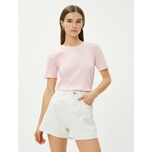 фото Футболка koton, размер m, розовый