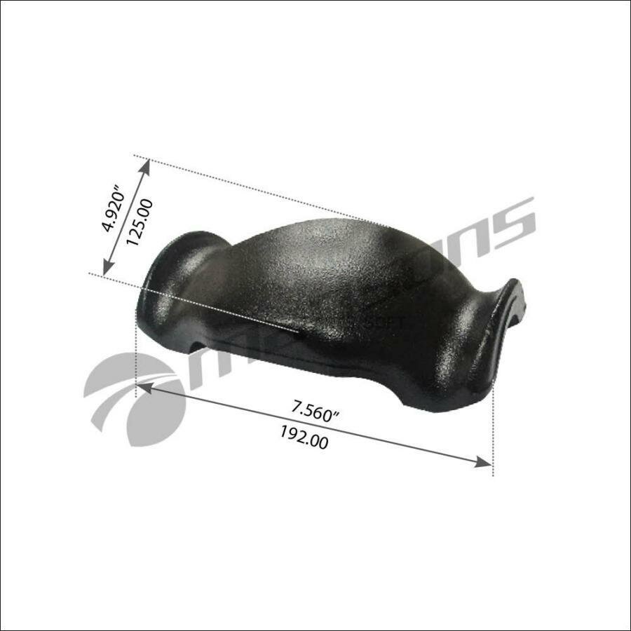 300402 MANSONS Сегмент BPW стремянки двойной (балка d=120мм) MANSONS