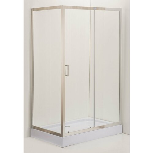 Душевой угол SENTA 505 120*80*194 хромированный профиль , низкий поддон