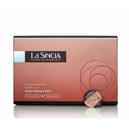 Ночная эссенция Коллаген+Витамин С Ля сенсей La Sinsia L.C.S. NIGHT ESSENCE PACK, 15 капсул по 1,2 мл