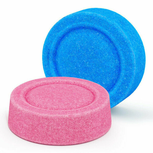 Бурлящие таблетки для ванны 2 шт. Синий/Красный