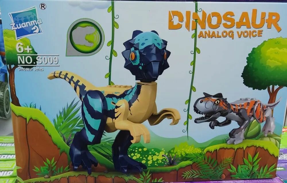 Конструктор Zuanma Dinosaur voice 2в1 S009