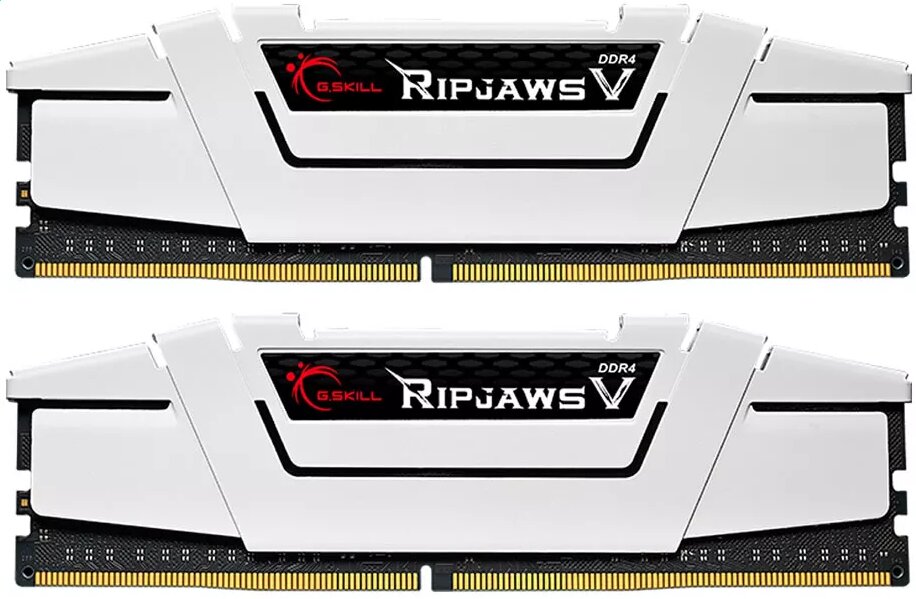 Оперативная память 32Gb DDR4 3600MHz G.Skill Ripjaws V White (F4-3600C18D-32GVW) (2x16Gb KIT)