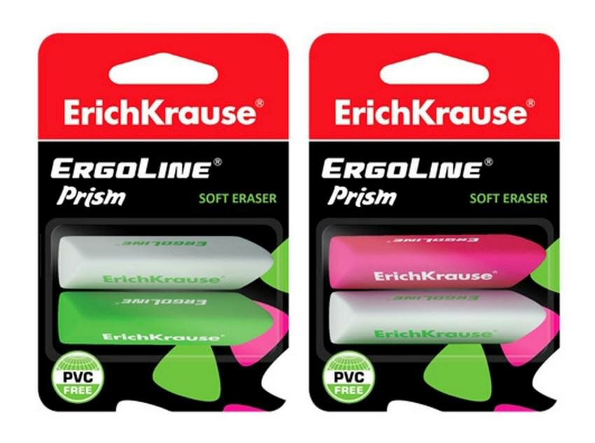 Ластик Термопластичная резина Erich Krause ErgoLine® Prism - фото №10