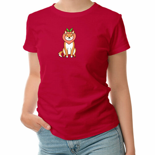 фото Футболка roly, размер l, красный