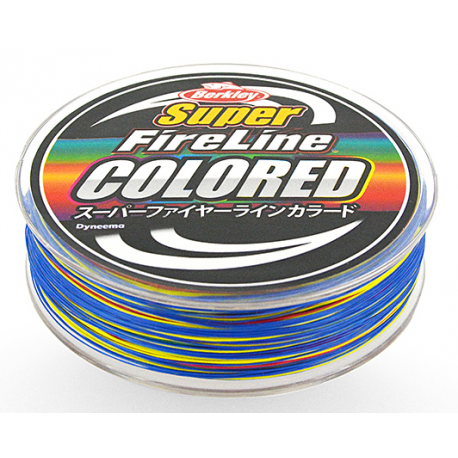 Berkley, Шнур Super Fireline Colored, 200м, 1.2, 9.1кг, 10м х 5colors