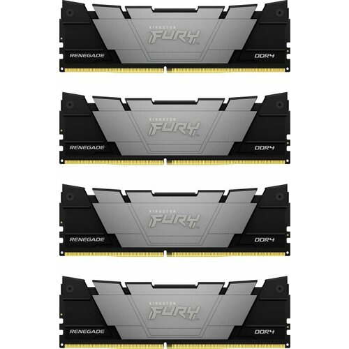Оперативная память 64Gb DDR4 3200MHz Kingston Fury Renegade KF432C16RB12K464 4x16Gb KIT 1960000₽