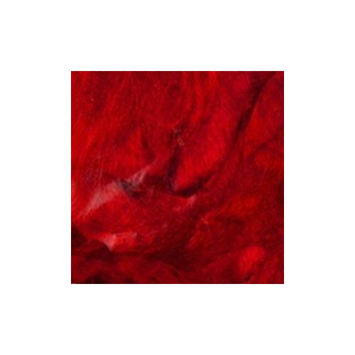 Волокно для валяния (цвет: красный, 100% вискоза, 50 г.)