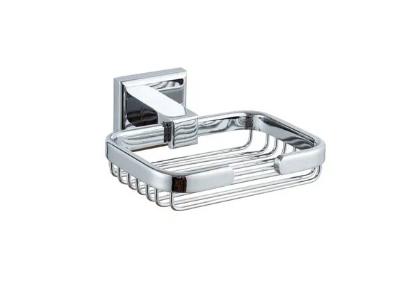 Мыльница Classic Quadro латунь хромированная прямоугольная