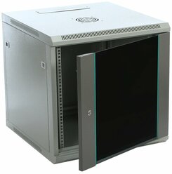 Телекоммуникационный шкаф 19 дюймов 9U 600х600 настенный серый C096060GWTWOF