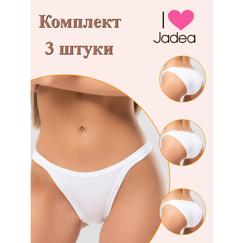 фото Трусы jadea, 3 шт., размер 2, белый