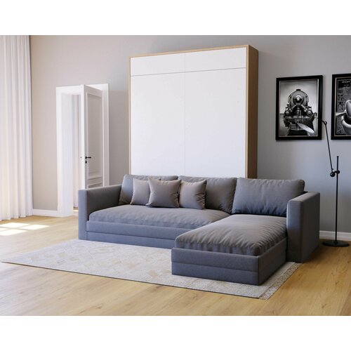 Шкаф кровать с угловым диваном Фокстрот Угловой