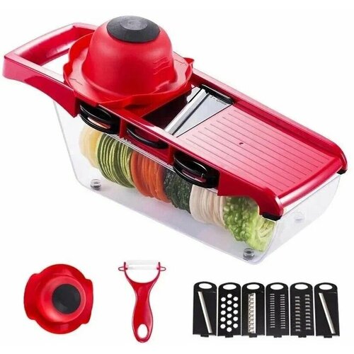 Терка-овощерезка Mandoline Slicer 6 в 1 c контейнером