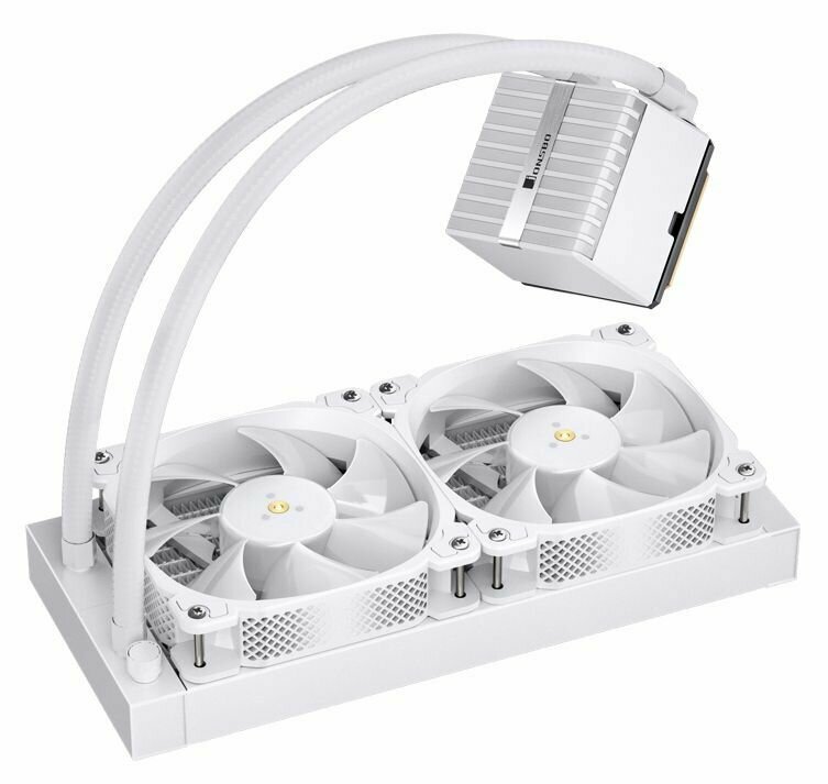 Система охлаждения жидкостная JONSBO LGA 2011/1700/1200/115X/AM4 (TDP 260W, ARGB FAN and PUMP, PWM, DUAL FAN 120mm, белый) RET - фото №16