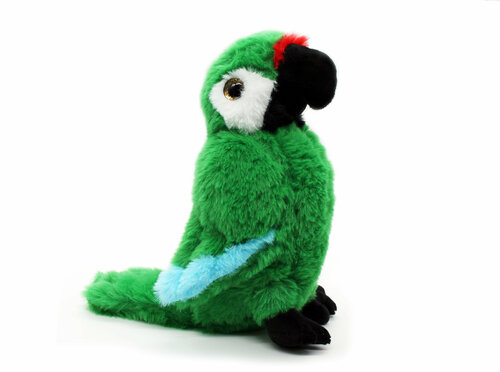 Мягкая игрушка BEPPE Попугай Ара зеленый 23 см