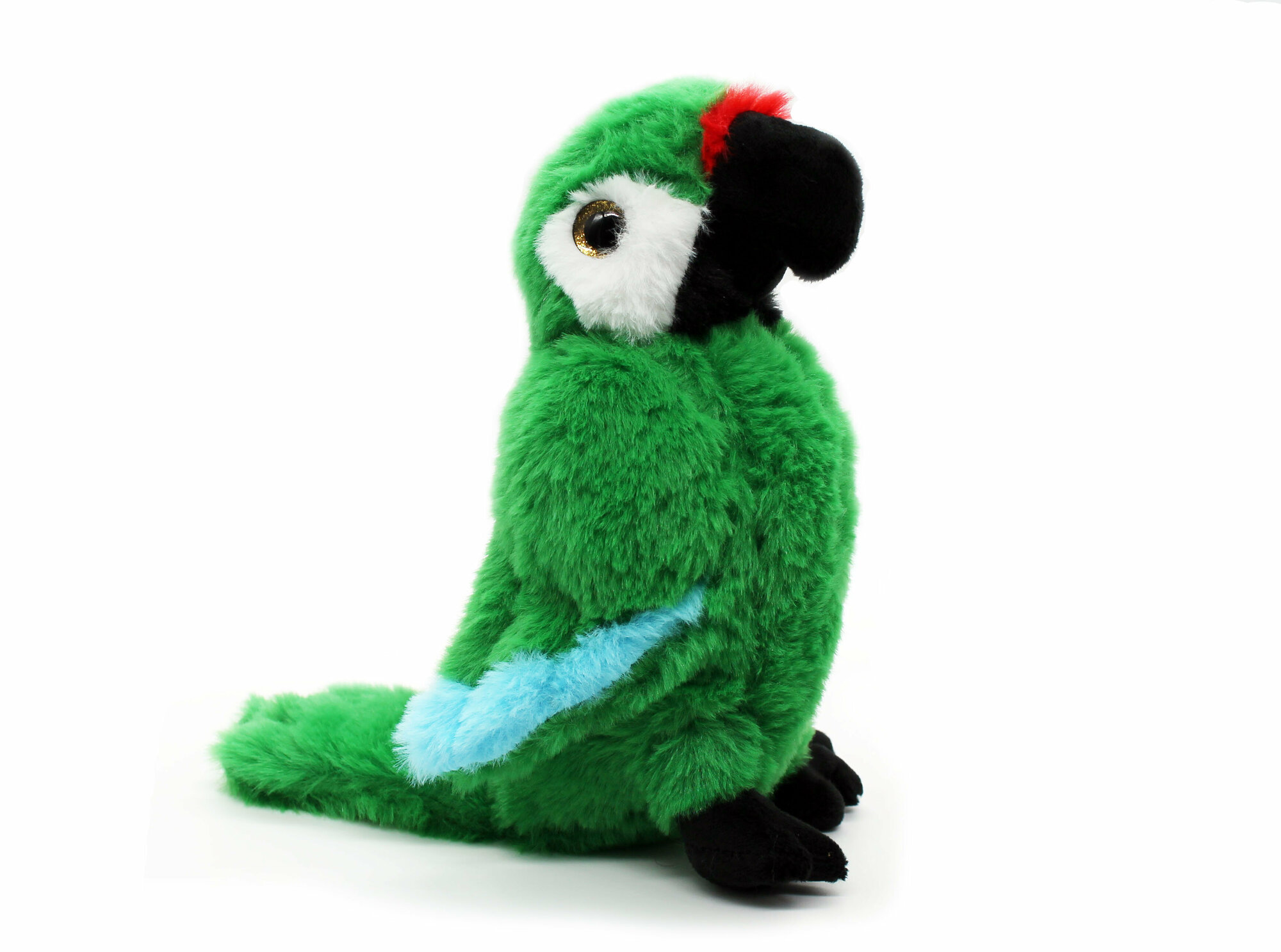 Мягкая игрушка BEPPE Попугай Ара зеленый 23 см