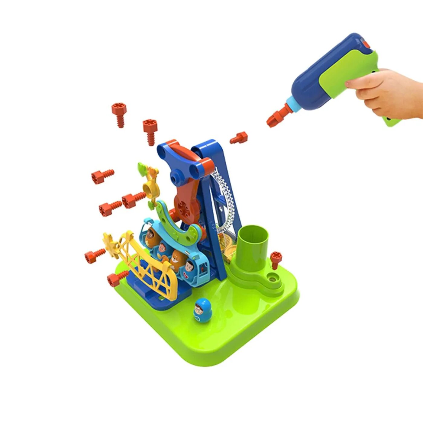 Edu-Toys Конструктор "Качели", 53 детали - фото №6