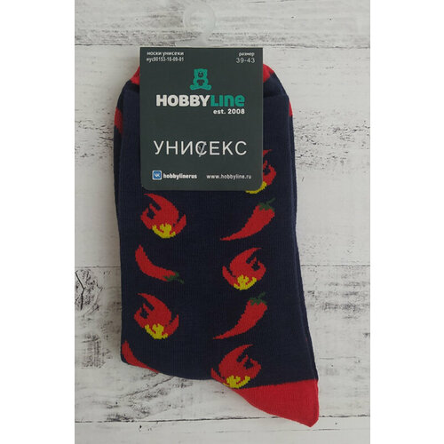 фото Носки , размер 39/43, черный hobby