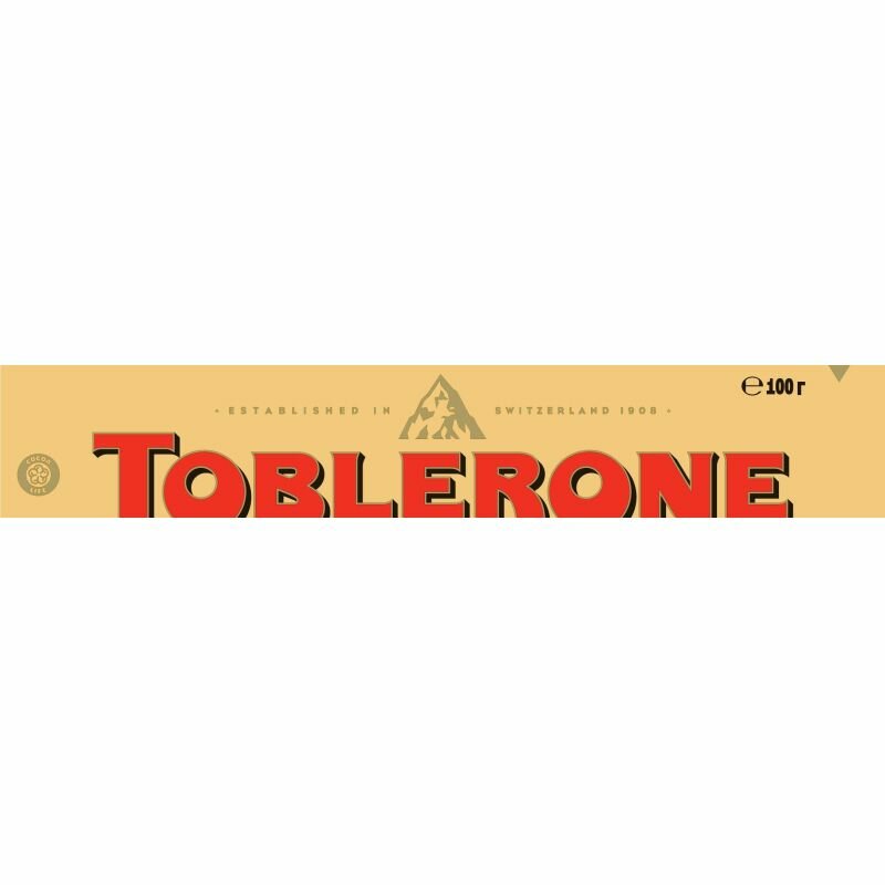 Toblerone Шоколад молочный с нугой, 100 г