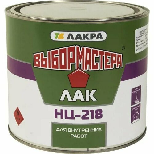 Лак НЦ-218 Выбор мастера 17 кг 2554₽