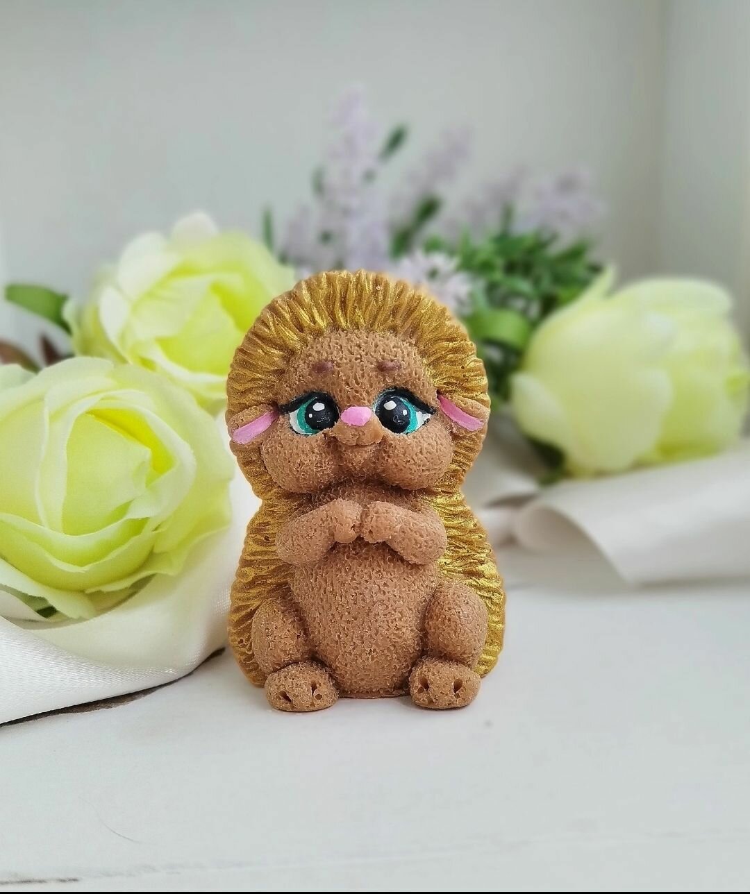 Шоколадная фигурка "Ёжик" /фигурка на торт