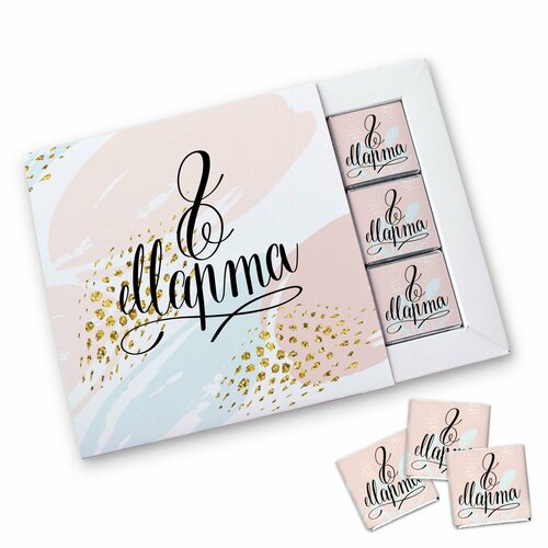 Шоколадный подарочный набор на 8 Марта для женщины