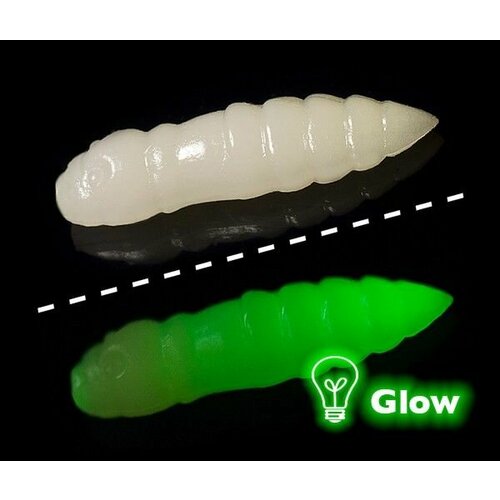 Мягкие приманки Jara Baits Trout Series MOLI MILD-25 Сыр # 717 Glow (15шт), в банке