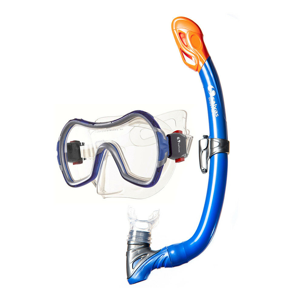Набор для плавания Salvas Wave Set Ea530s1bystb, размер Medium, синий (medium)