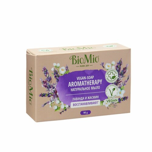 Туалетное мыло BIO-SOAP Лаванда и жасмин, 90 г biomio bio soap натуральное мыло микс 5шт по 90 г