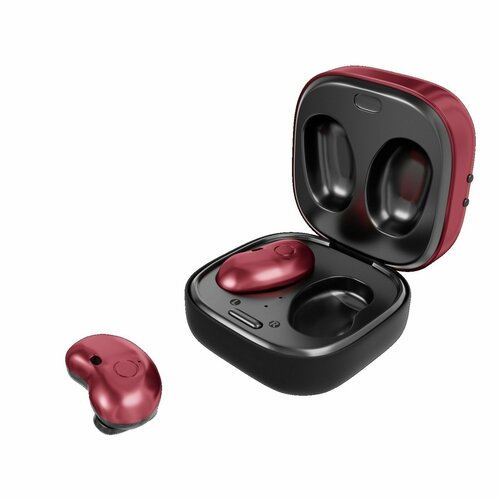 Наушники BW22S TWS беспроводные вакуумные BT 51 200мАч микрофон красные 218200₽