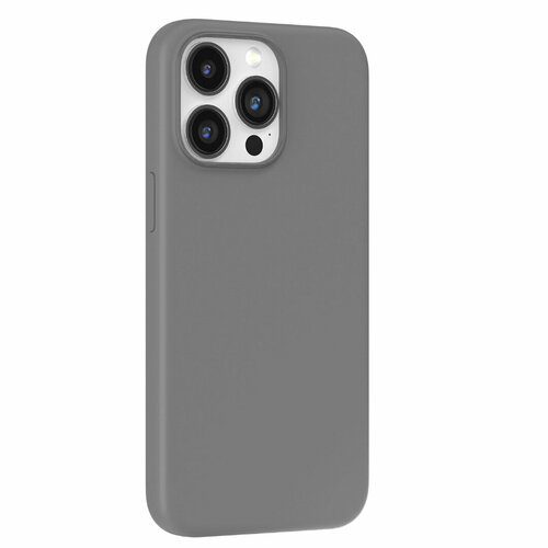 Чехол-накладка Devia Nature Series Silicone Case для iPhone 15 Pro (Цвет: Gray)