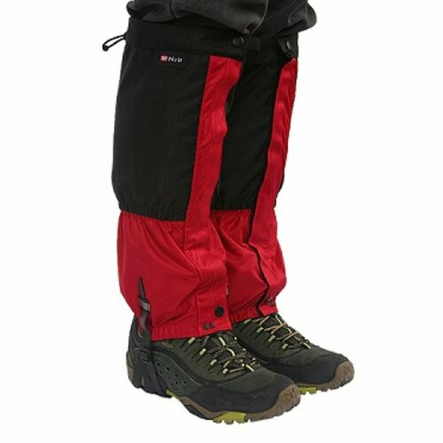 Гамаши туристические N-rit Gale Walk Gaiter II, размер OneSize, красный, черный n rit ложкавилка stano sfork складная сталь