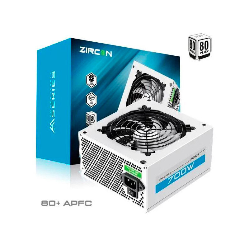 Блок питания Zircon AA-700 ATX 700W White