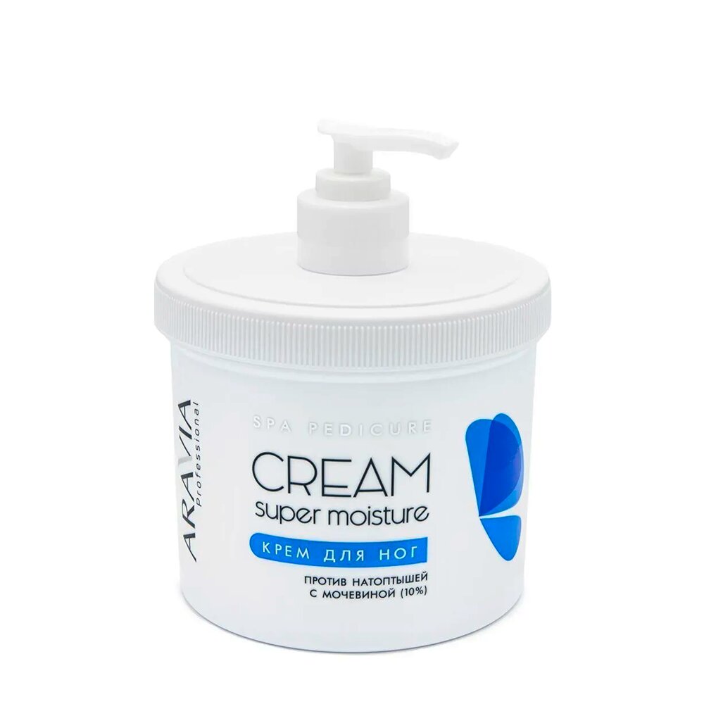 Крем от натоптышей для ног, с мочевиной / Super Moisture 550 мл