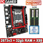 Комплект материнская плата Machinist X99 P3 + Xeon 2673V3 + 16GB DDR3 ECC REG - изображение