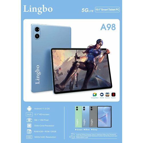 LINGBO - планшет с клавиатурой и 4 ГБ оперативной памяти 799900₽