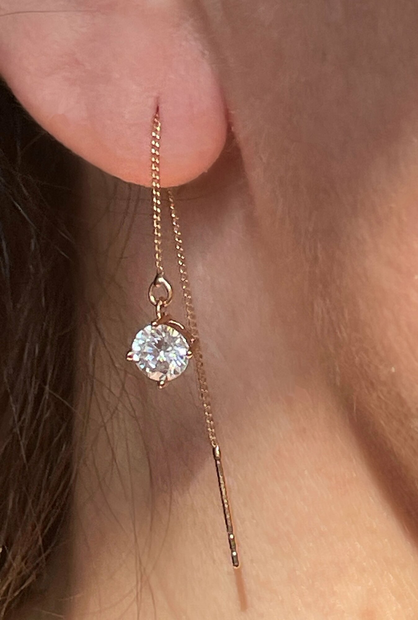 Серьги цепочки XUPING JEWELRY 
