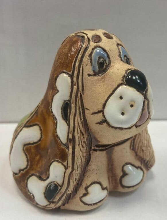 фото Статуэтка" Щенок"авторская, дизайнерская, керамика;10,5х8,5х5см.