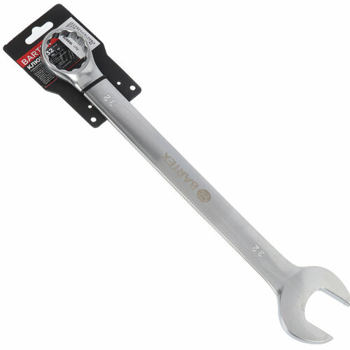 Ключ комбинированный, Bartex, 32 мм, матовый, CrV сталь ключ комбинированный bartex 22 мм матовый crv сталь
