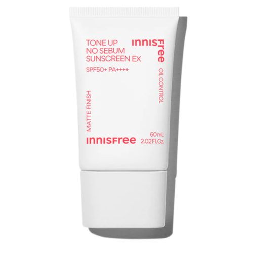 Солнцезащитный крем для жирной кожи Innisfree Tone Up No Sebum Sunscreen SPF50+ PA++++ 50 мл