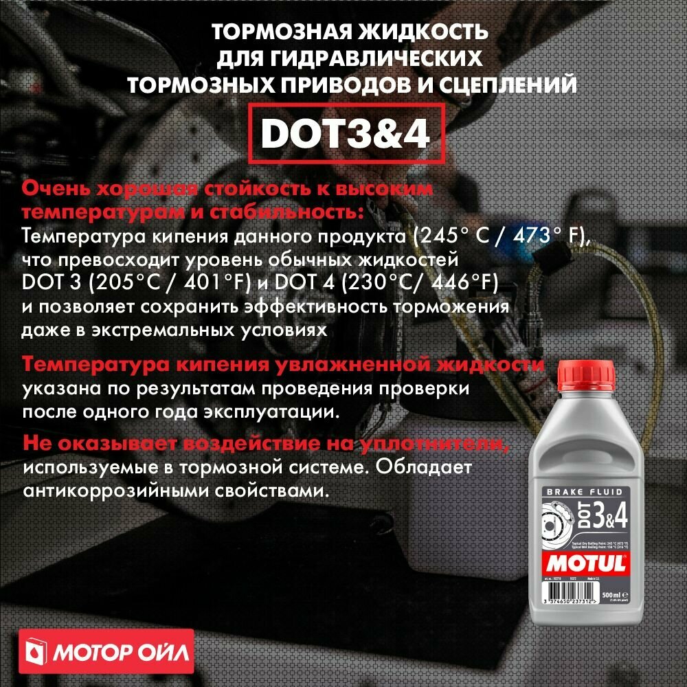 Тормозная жидкость Motul - фото №15