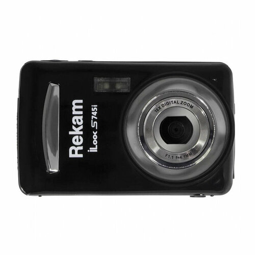 Камера цифровая Rekam iLook S745i (Black) rekam mini light faster kit 60 3rcl2 комплект ламп вспышек rekam 60 3rd mini light