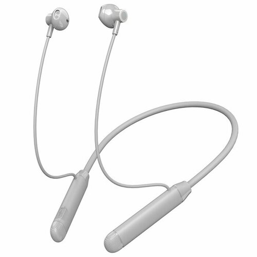 Наушники PERO BE02 SPORTLIFE беспроводные BT 51 микрофон 150 мАч до 14 часов серые 2390₽