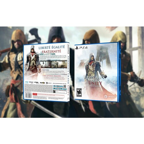 Assassin's Creed Unity / Эксклюзивная Обложка для Кейса PS4