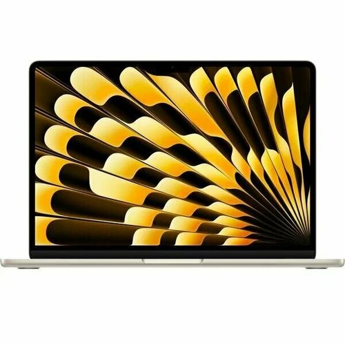 15.3 Ноутбук Apple MacBook Air 15 2024 2880x1864, Apple M3, RAM 8 ГБ, SSD 256 ГБ, Apple graphics 10-core, macOS, Starlight MRYR3, английская раскладка