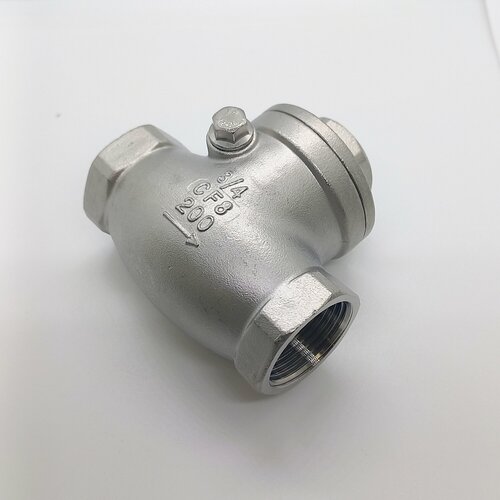 Обратный клапан поворотный муфтовый нержавеющий AISI304 DN25 (1