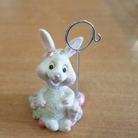 Фигурка декоративная "Кролик" Подставка Держатель для фото, визиток, 9,5х6х5см   ...
