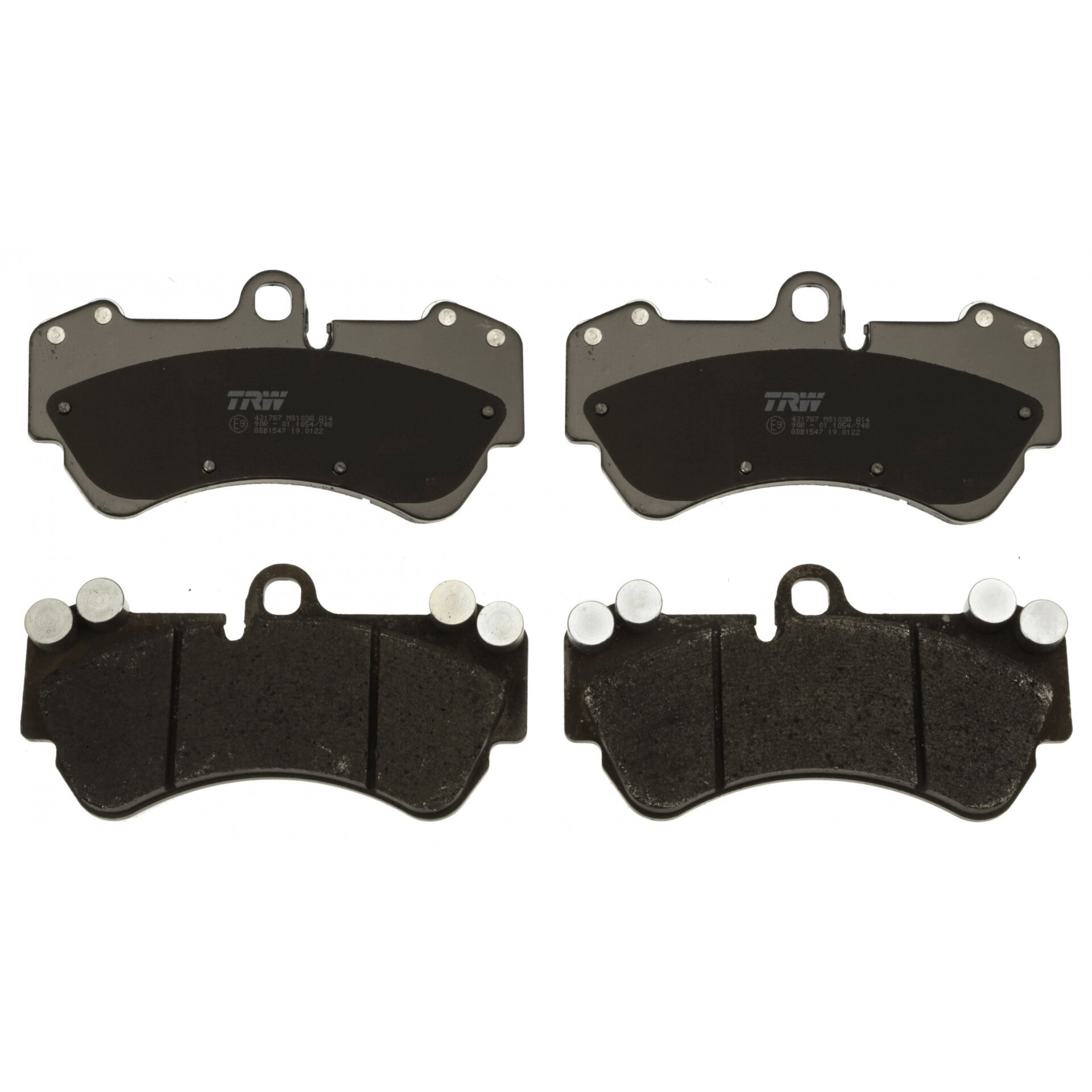 Колодки тормозные дисковые комплект Audi Porsche Volkswagen, TRW GDB1547 (1 шт.)