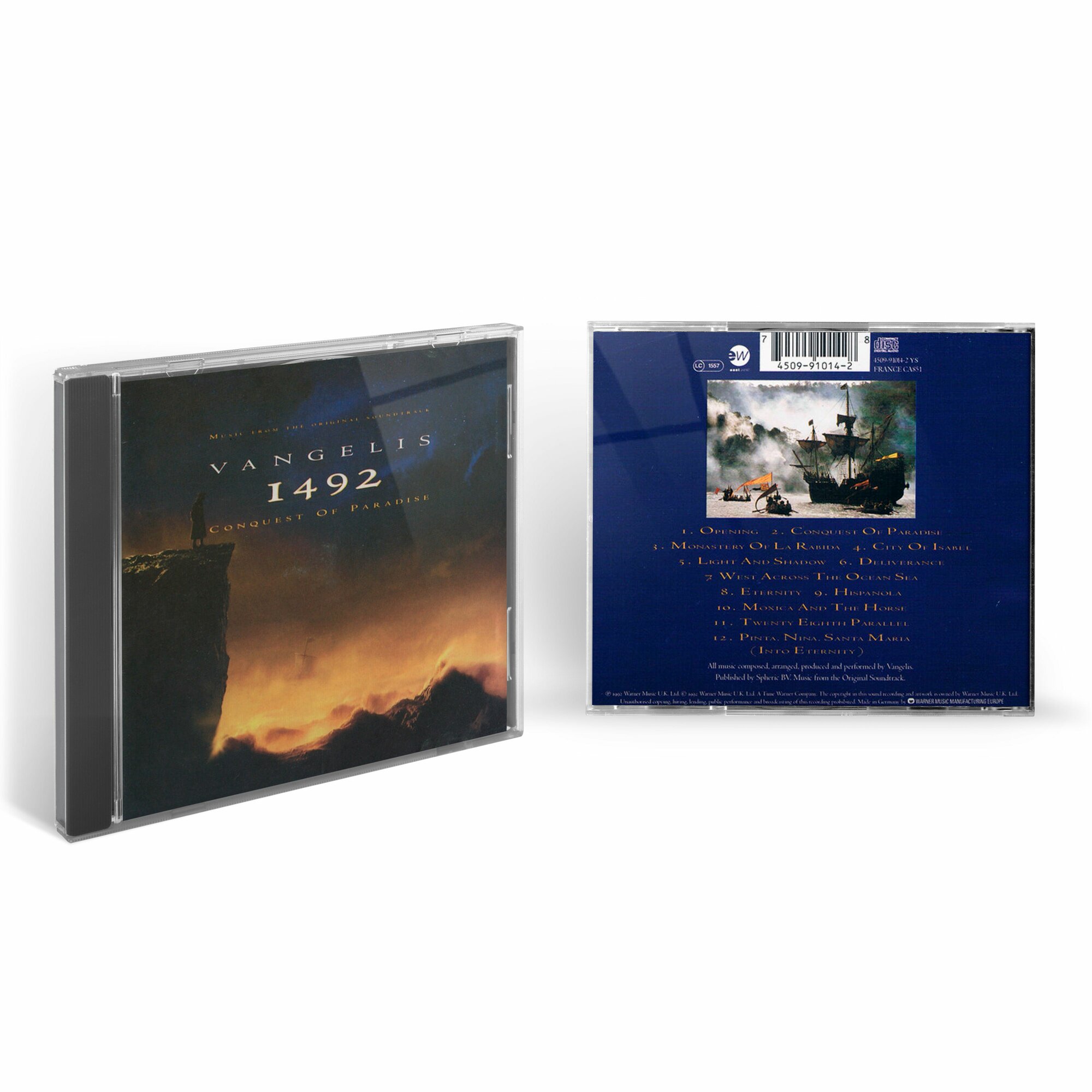 Vangelis - 1492: Conquest Of Paradise (OST) (1CD) 1992 EastWest Jewel Аудио диск